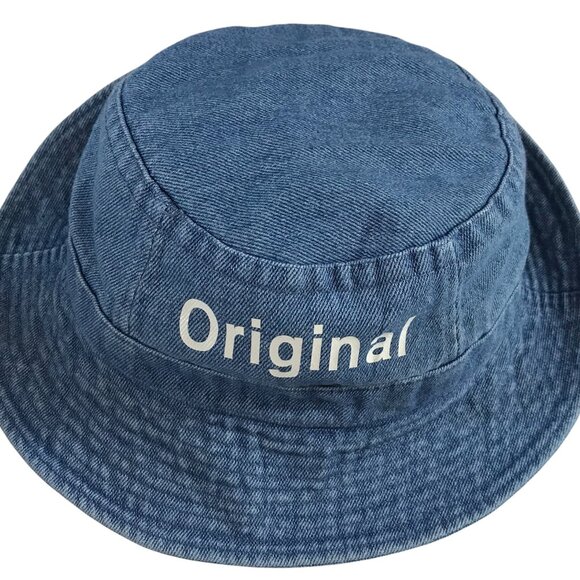 Original Blue Bucket Washed Denim Hat Size L/XL - Picture 2 of 6
